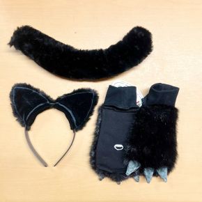 Kaķa ausis maskas bērnu